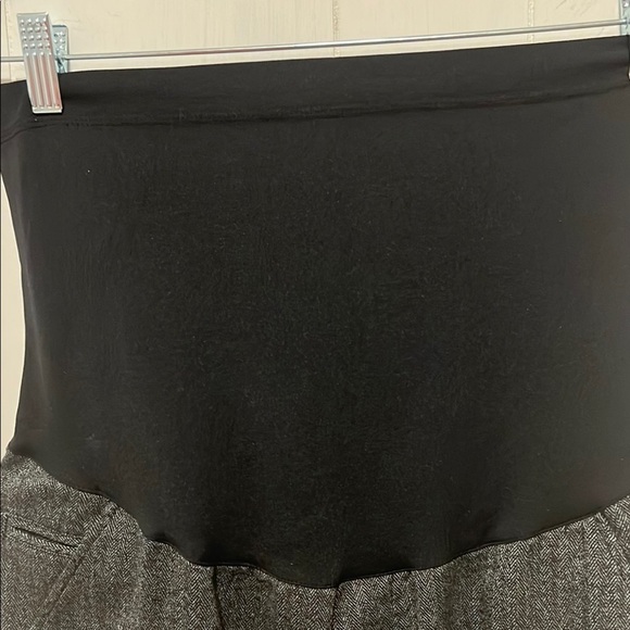 Black and Gray Maternity Trousers - Picture 4 of 10